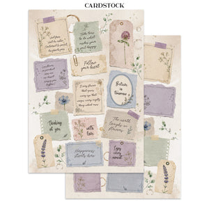 Stamperia Junk Journal Focus Points - Flowers and Poems