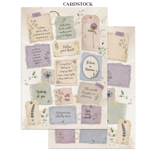 Stamperia Junk Journal Focus Points - Flowers and Poems