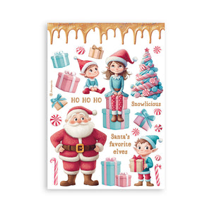 Stamperia Candy Christmas Washi Sheets