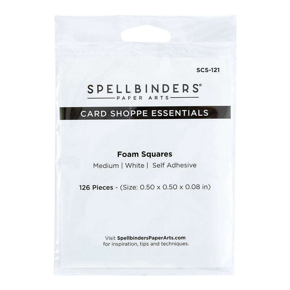 White Foam Adhesive Squares - Medium