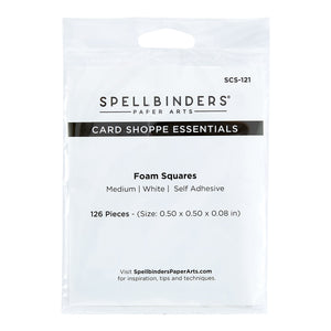 White Foam Adhesive Squares - Medium