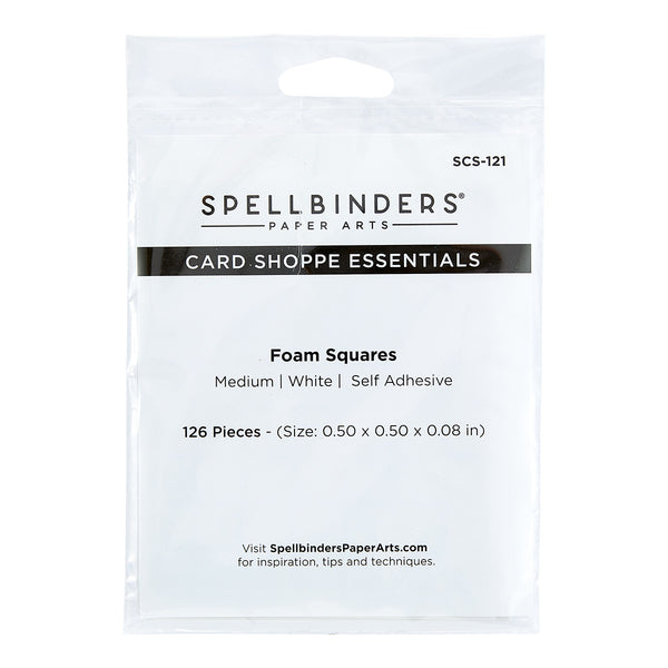 White Foam Adhesive Squares - Medium