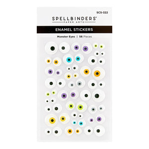 Monster Eyes Enamel Stickers from the Monster Birthday Collection