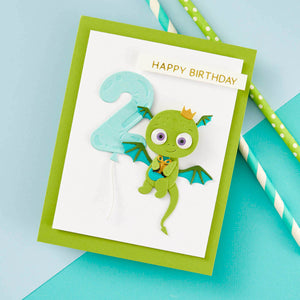 Monster Birthday Die and Clear Stamp Bundle