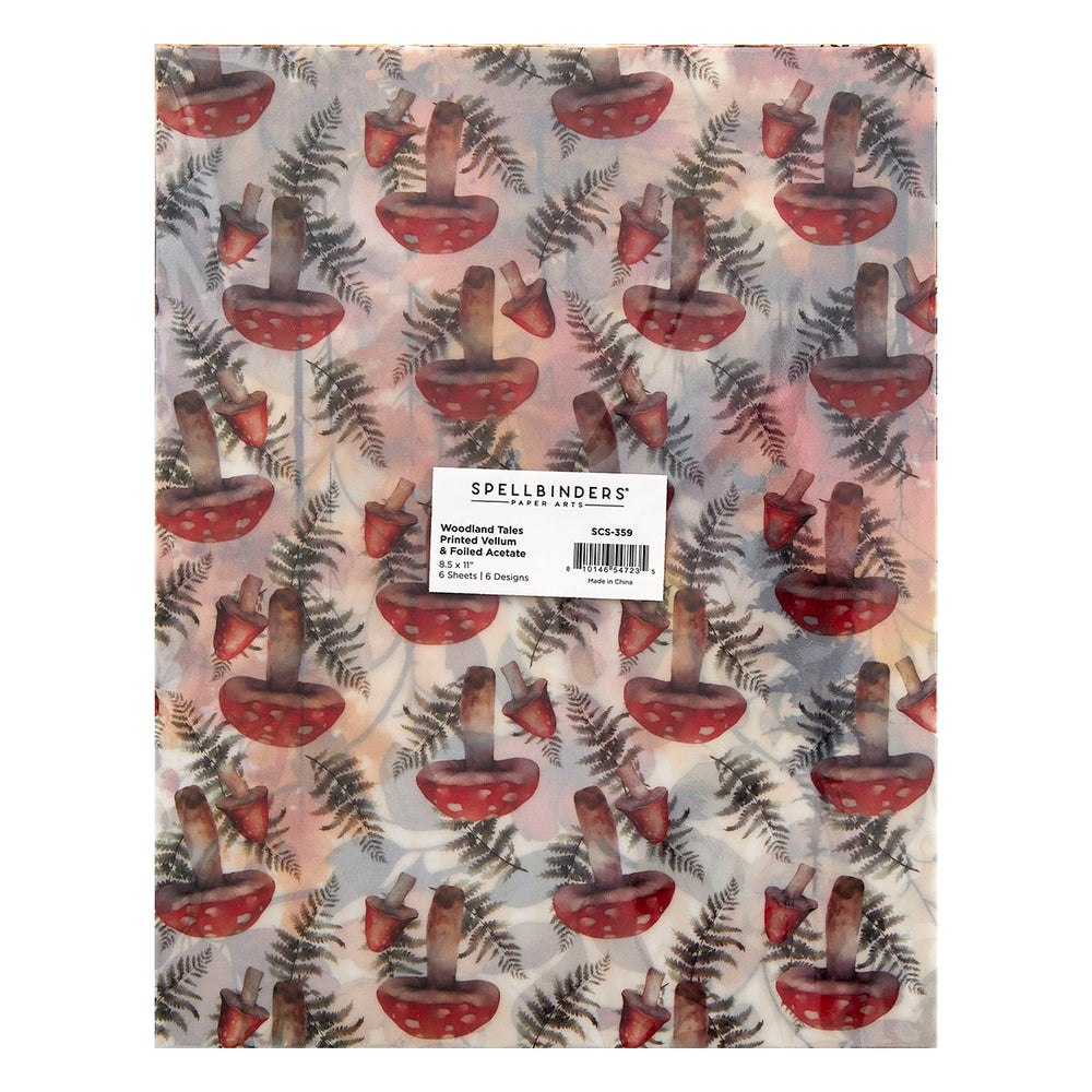Woodland Tales Foiled Acetate & Vellum - 8.5" x 11"  from the Woodland Tales Collection