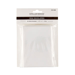 White Mini Envelopes - 25 Pack