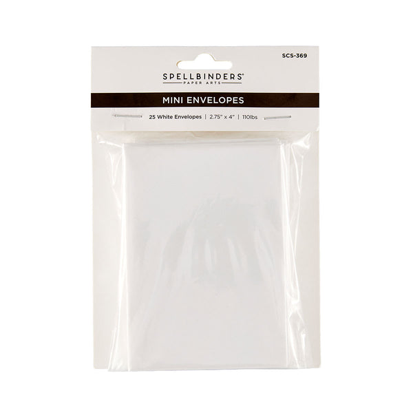 White Mini Envelopes - 25 Pack