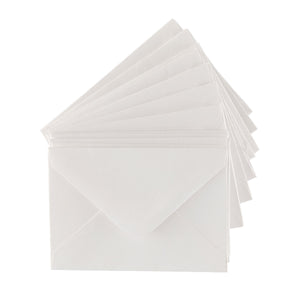 White Mini Envelopes - 25 Pack