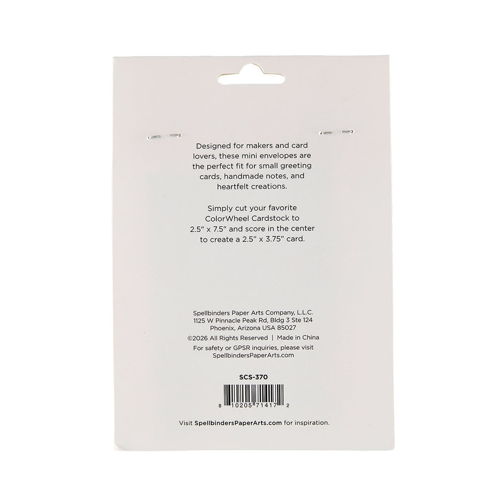 Kraft Mini Envelopes - 25 Pack