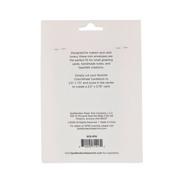 Kraft Mini Envelopes - 25 Pack