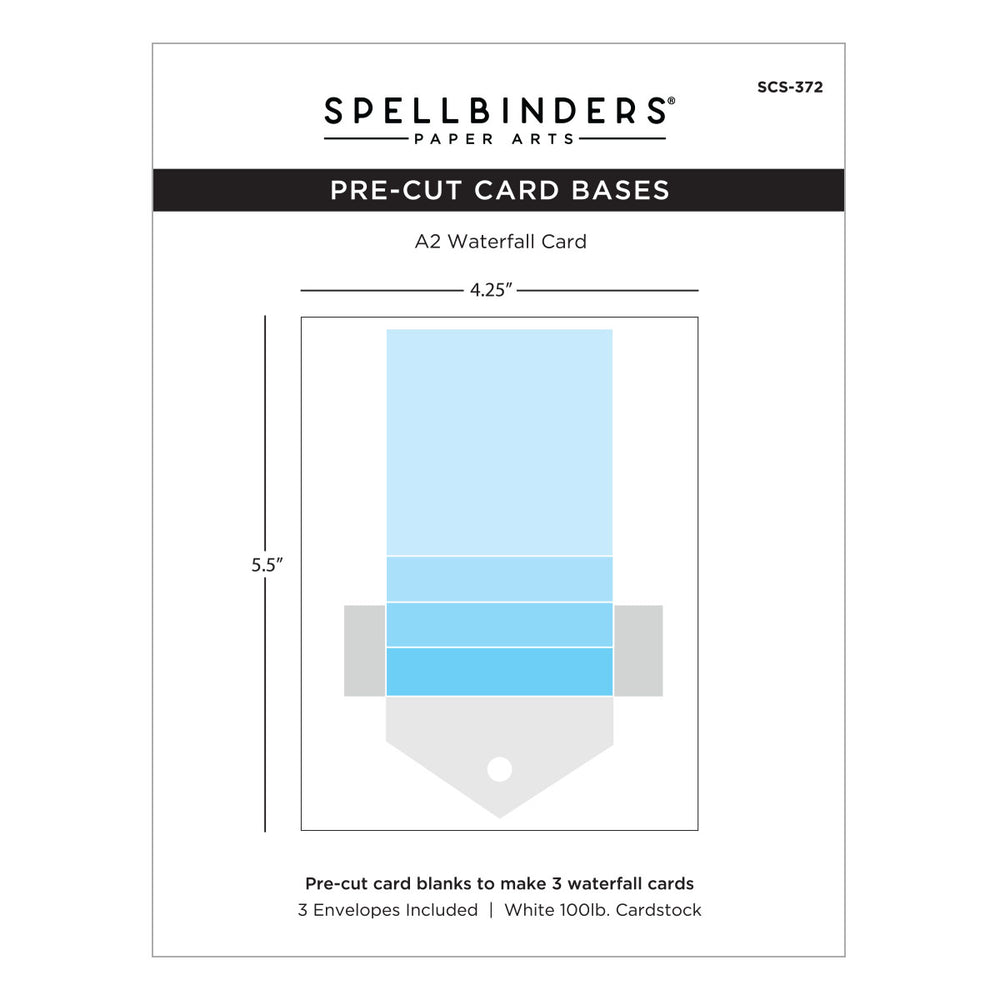 Waterfall Kinetic Card Blanks