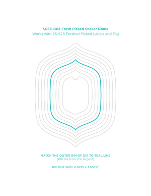 Fresh Picked Shaker Dome - 6 Pack