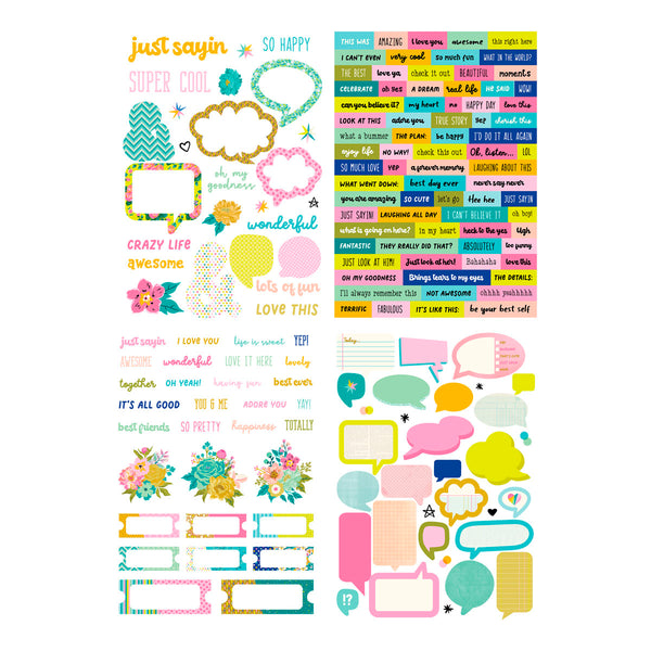 Just Sayin' Sticker Pack by Kelly Bangs