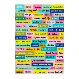 Just Sayin' Sticker Pack by Kelly Bangs
