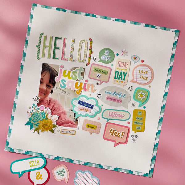 Just Sayin' Embellishment Bundle by Kelly Bangs