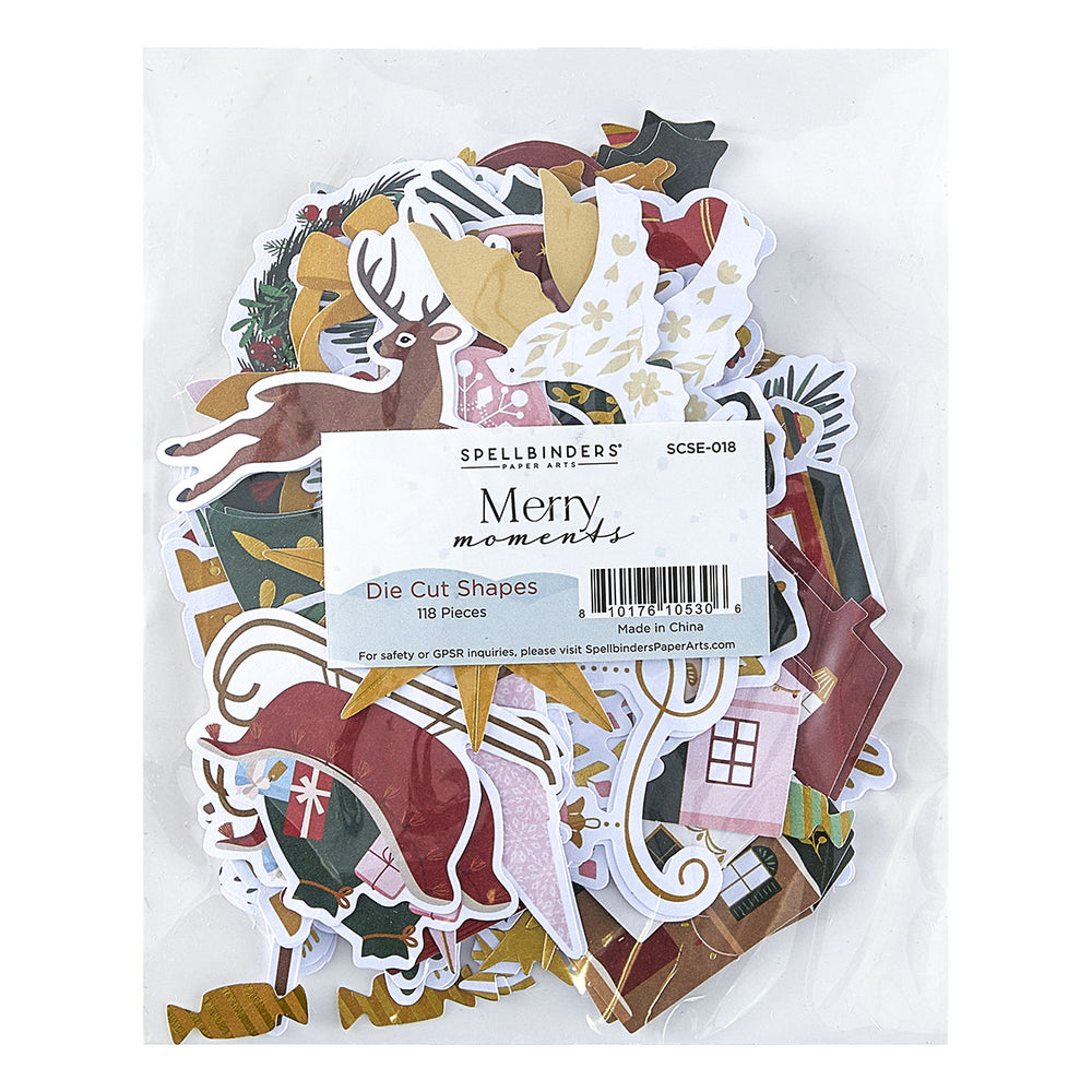 Merry Moments Die Cut Shapes from the Merry Moments Collection