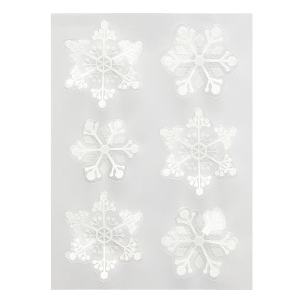 Merry Moments Dimensional Snowflake Stickers