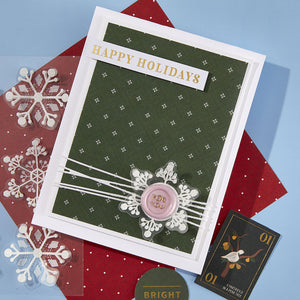 Merry Moments Dimensional Snowflake Stickers