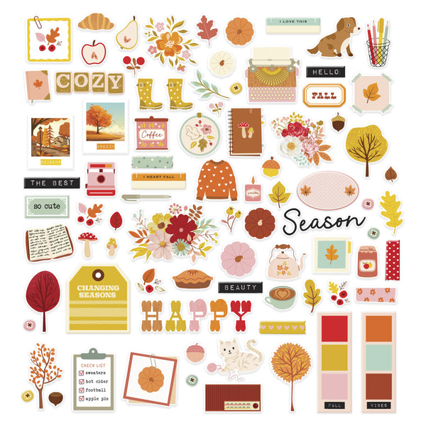 Autumn Archives Embellishment Bundle by Kelly Bangs