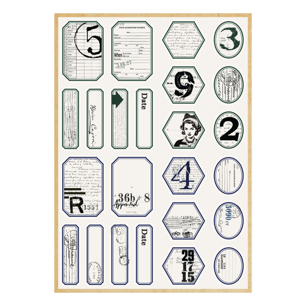 Book 10 Borders & Labels Stickers by Esther Glas