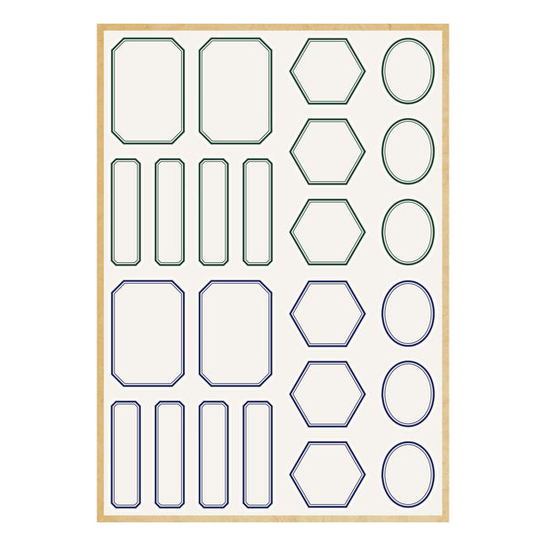 Book 10 Borders & Labels Stickers by Esther Glas