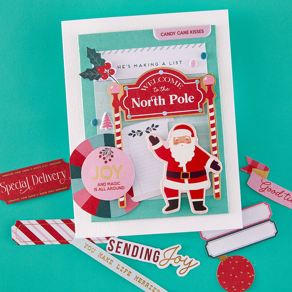 Dear Santa Puffy Stickers