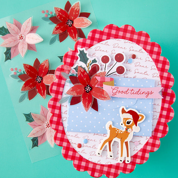 Dear Santa Chipboard Frames  & Corners