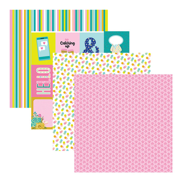 Just Sayin' 6" x 6" Printed Paper Pack by Kelly Bangs