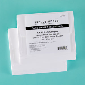 A2 White Envelopes - 25 pack