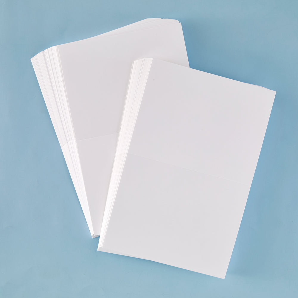 100 Bulk Pack A2 Side Fold Card Bases