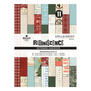 Reminiscense Book 11 Patterned Cardstock by Esther Glas - Nov 19 Consumer Launch Date
