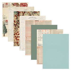 Reminiscense Book 11 Patterned Cardstock by Esther Glas - Nov 19 Consumer Launch Date
