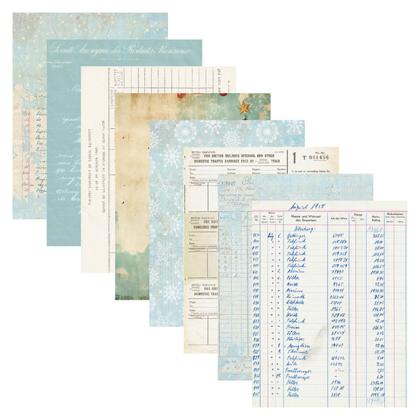 Reminiscense Book 11 Patterned Cardstock by Esther Glas - Nov 19 Consumer Launch Date