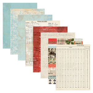 Reminiscense Book 11 Patterned Cardstock by Esther Glas - Nov 19 Consumer Launch Date