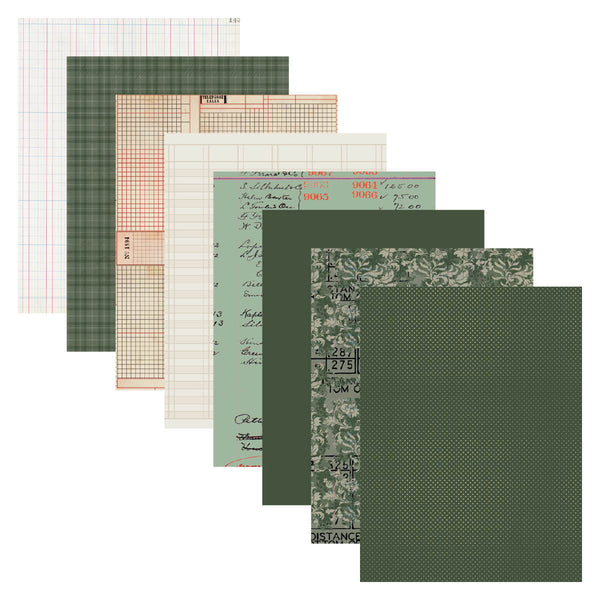 Reminiscense Book 11 Patterned Cardstock by Esther Glas - Nov 19 Consumer Launch Date