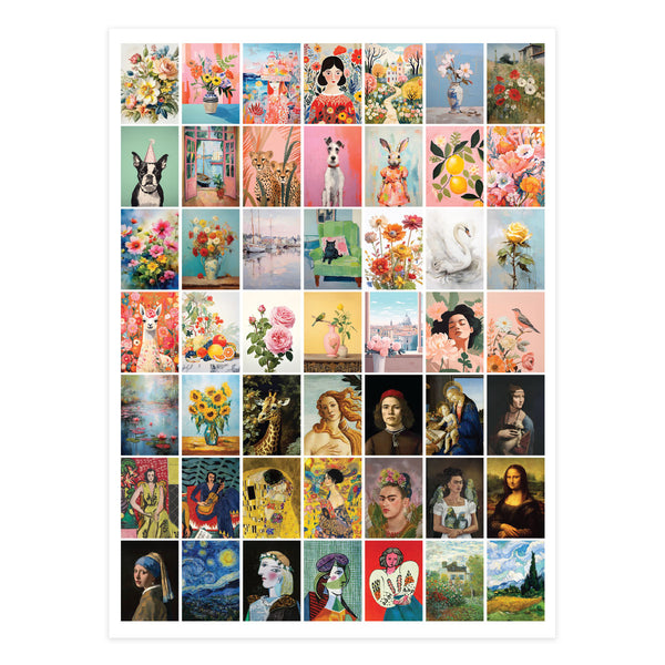 Little Works of Art Rub-On Sheets