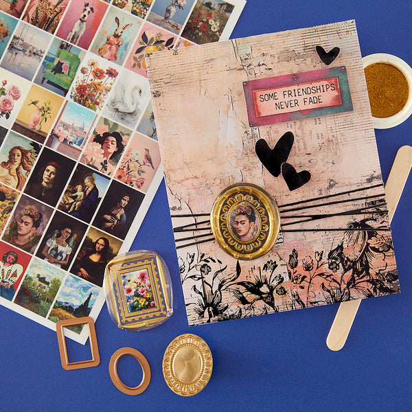 2 Pack Frames Wax Seal Stamps & Dies Bundle