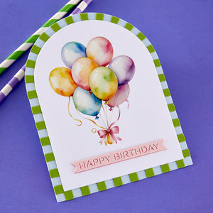 Color Block Accent Arches Etched Dies