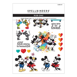 Classic Mouse Love Rub-Ons