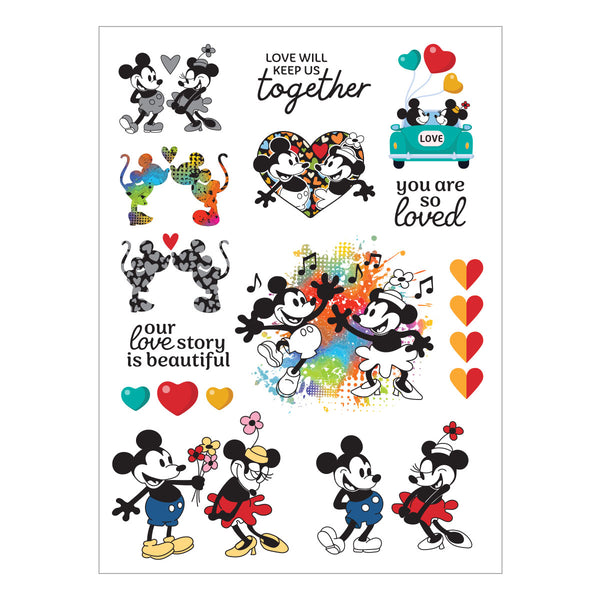 Classic Mouse Love Rub-Ons