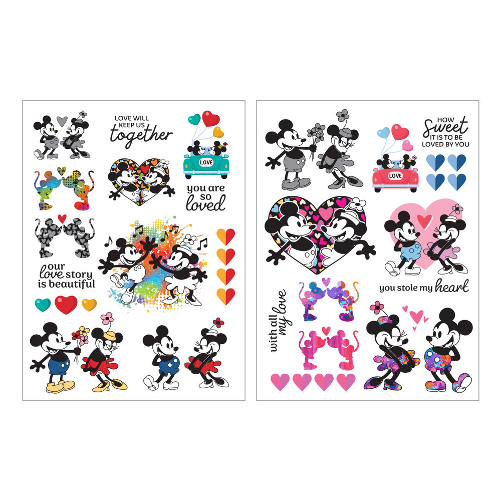 Classic Mouse Love Rub-Ons
