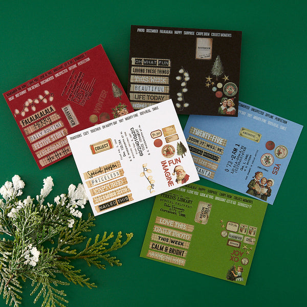 Keepsake Holiday Sentiments Rub-ons by Esther Glas - Nov 19 Consumer Launch Date