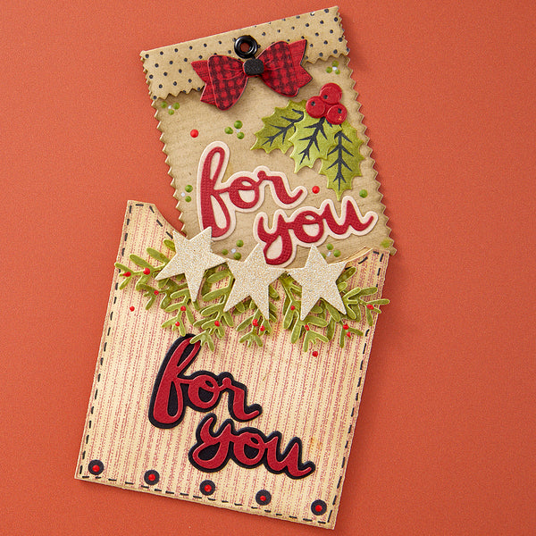 Christmas Add-Ons Stamp & Die Set by Wendy Vecchi