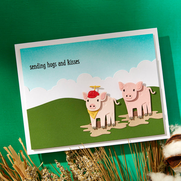 Ham It Up Clear Stamp & Die Set