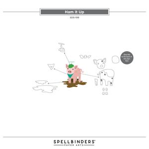 Ham It Up Clear Stamp & Die Set