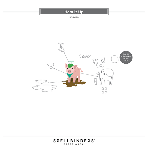 Ham It Up Clear Stamp & Die Set