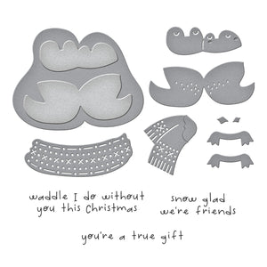Cozy Waddles Clear Stamp & Die Set