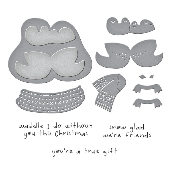 Cozy Waddles Clear Stamp & Die Set