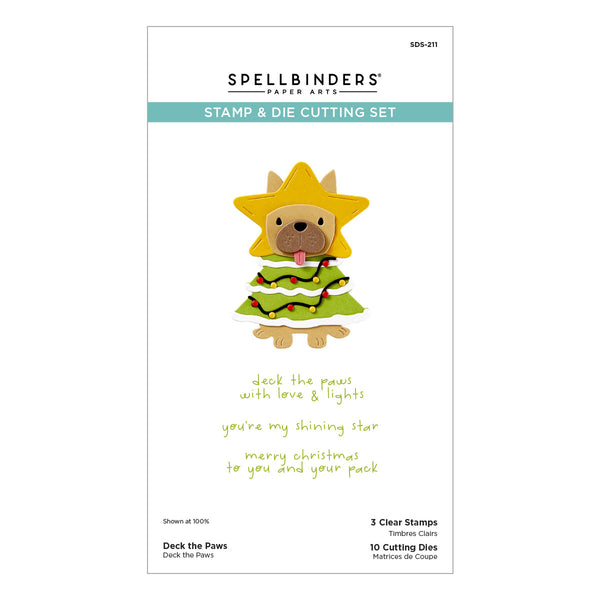 Deck the Paws Clear Stamp & Die Set