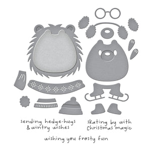 Hedge-Hugs Clear Stamp & Die Set